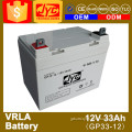 Brand supplies 33ah small 12 volt battery with made in china